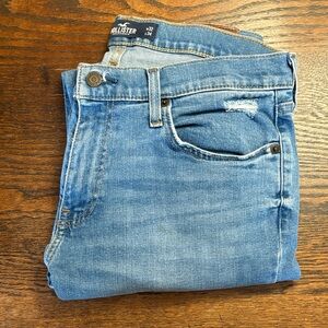 Hollister Men's Light Blue Slim Jeans